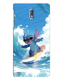 Чехол для Nokia 3 с картинкой «Стич на волне» Чехол для Nokia 3 с картинкой «Стич на волне»