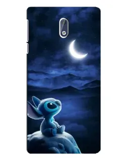 Чехол для Nokia 3 с картинкой «Лунная ночь Стича» Чехол для Nokia 3 с картинкой «Лунная ночь Стича»