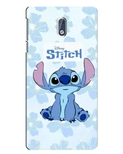 Чехол для Nokia 3 с картинкой «Stitch среди цветов» Чехол для Nokia 3 с картинкой «Stitch среди цветов»