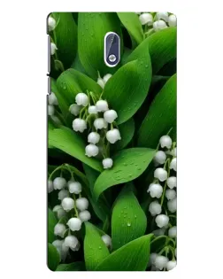 Чехол для Nokia 3 с картинкой «Ландыши в зелени»