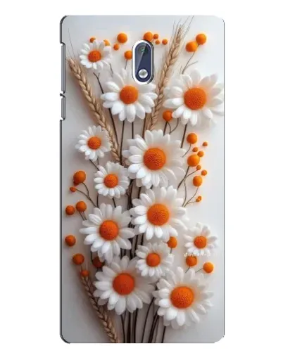 Чехол для Nokia 3 с картинкой «Белые сухоцветы»