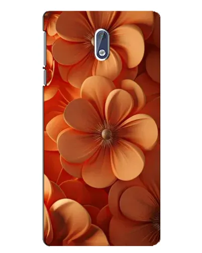 Чехол для Nokia 3 с картинкой «Оранжевый макро цветок»