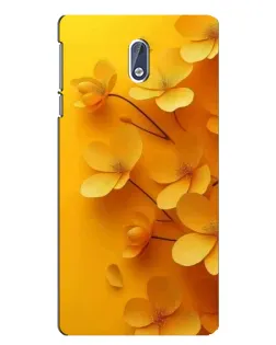 Чехол для Nokia 3 с картинкой «Золотые лепестки»