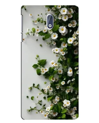 Чехол для Nokia 3 с картинкой «Ветка мелких белых цветов»