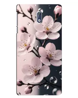 Чехол для Nokia 3 с картинкой «Нежная сакура и капли»