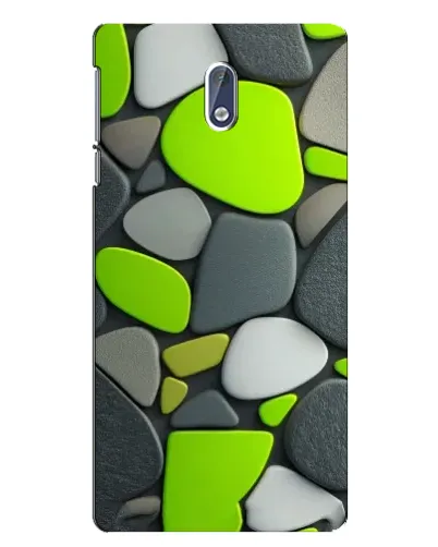 Чехол для Nokia 3 с картинкой «Яркая неоновая галька»