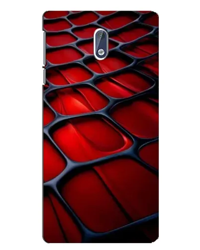 Чехол для Nokia 3 с картинкой «Красная глянцевая сетка»