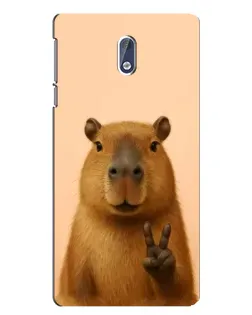 Чохол для Nokia 3 з картинкою «Капібара вікторія»