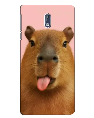 Чохол для Nokia 3 з картинкою «Капібара з язиком»