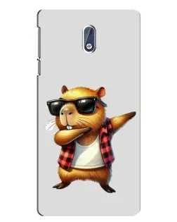 Чохол для Nokia 3 з картинкою «Капібара репер даб»
