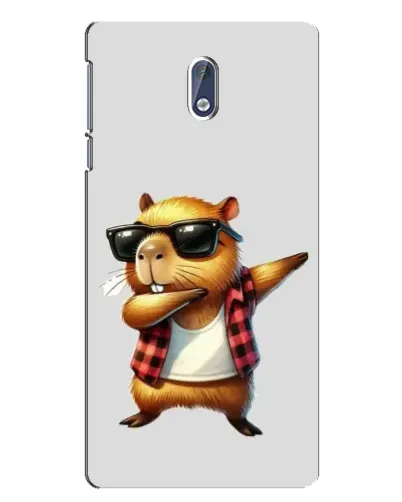 Чохол для Nokia 3 з картинкою «Капібара репер даб»