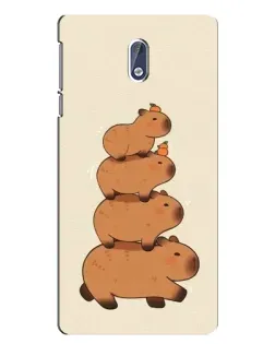 Чохол для Nokia 3 з картинкою «Вежа з капібар»