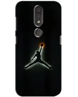 Чехол для Nokia 4.2 с картинкой «Jordan Gradient Logo»