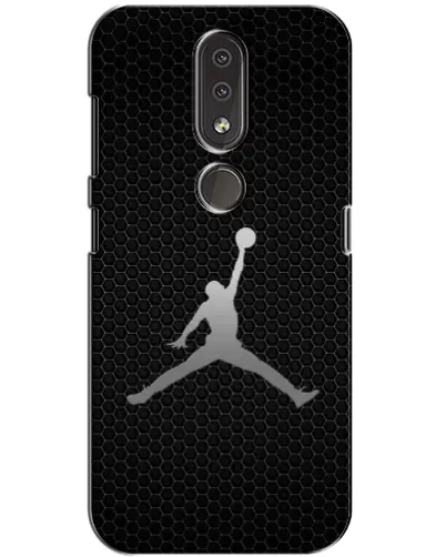 Чехол для Nokia 4.2 с картинкой «Jordan Dark Carbon»