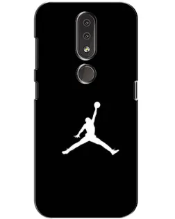 Чехол для Nokia 4.2 с картинкой «Jordan Silhouette»