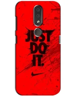 Чехол для Nokia 4.2 с картинкой «Nike Just Do It»