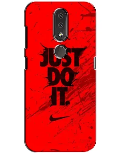 Чехол для Nokia 4.2 с картинкой «Nike Just Do It»