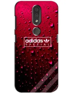 Чохол для Nokia 4.2 з картинкою «Adidas Gold Marble»