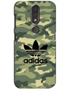 Чохол для Nokia 4.2 з картинкою «Мілітарі стиль Adidas»
