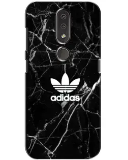 Чохол для Nokia 4.2 з картинкою «Білий мармур Adidas»