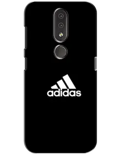 Чохол для Nokia 4.2 з картинкою «Чорна класика Adidas»