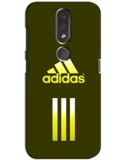 Чохол для Nokia 4.2 з картинкою «Оливковий градієнт Adidas»