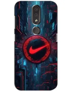 Чохол для Nokia 4.2 з картинкою «Техногенний стиль Nike»