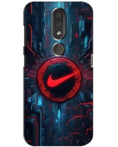 Чохол для Nokia 4.2 з картинкою «Техногенний стиль Nike»