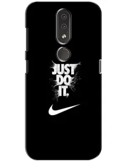 Чохол для Nokia 4.2 з картинкою «Текстовий принт Nike»