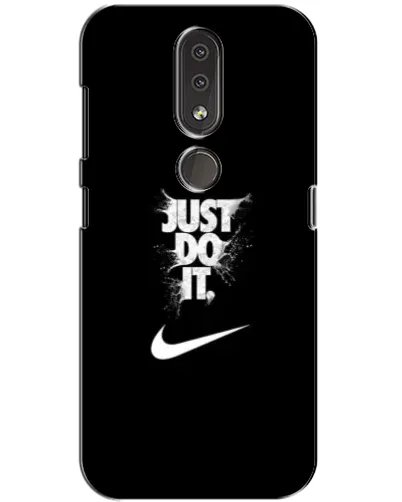 Чохол для Nokia 4.2 з картинкою «Текстовий принт Nike»