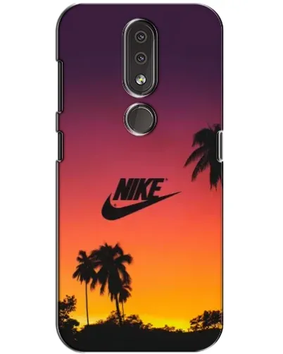 Чохол для Nokia 4.2 з картинкою «Nike на заході сонця»
