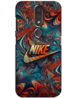 Чохол для Nokia 4.2 з картинкою «Nike в абстракції»