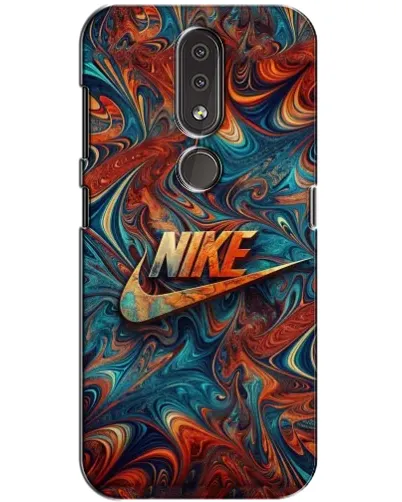 Чохол для Nokia 4.2 з картинкою «Nike в абстракції»
