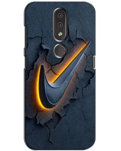 Чохол для Nokia 4.2 з картинкою «Об'ємний логотип Найк»