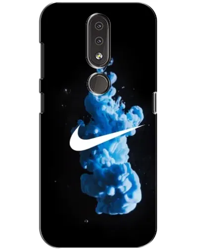 Чохол для Nokia 4.2 з картинкою «Nike та синій дим»