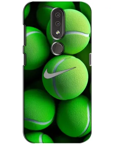 Чохол для Nokia 4.2 з картинкою «Тенісні м'ячі Найк»