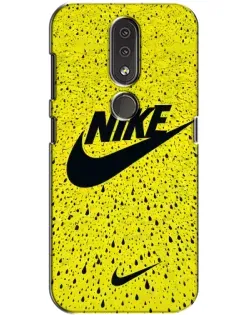 Чохол для Nokia 4.2 з картинкою «Жовтий текстурний Nike»