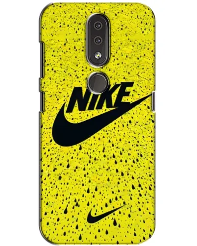 Чохол для Nokia 4.2 з картинкою «Жовтий текстурний Nike»
