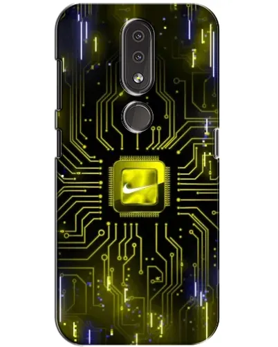 Чохол для Nokia 4.2 з картинкою «Nike — золота іскра»