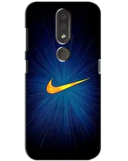 Чехол для Nokia 4.2 с картинкой «Синий пульс Nike» Чехол для Nokia 4.2 с картинкой «Синий пульс Nike»