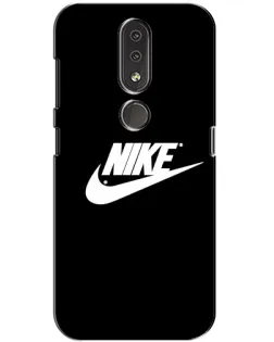 Чехол для Nokia 4.2 с картинкой «Мазки краски Nike» Чехол для Nokia 4.2 с картинкой «Мазки краски Nike»