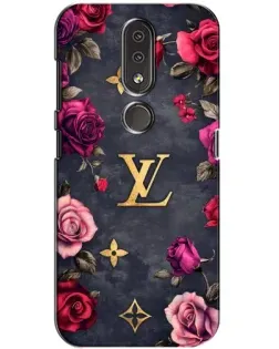 Чохол для Nokia 4.2 з картинкою «Квітковий Louis Vuitton»