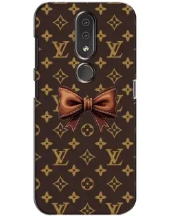 Чохол для Nokia 4.2 з картинкою «LV з бантом»