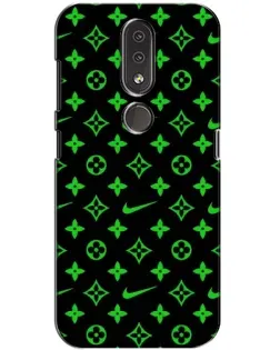 Чохол для Nokia 4.2 з картинкою «Неоновий принт LV»