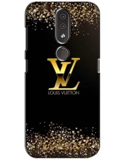 Чохол для Nokia 4.2 з картинкою «LV — золоті іскри»