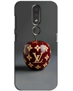 Чохол для Nokia 4.2 з картинкою «Червоне яблуко LV»
