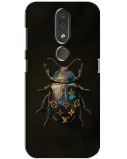 Чохол для Nokia 4.2 з картинкою «LV — мармуровий принт»