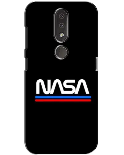Чохол для Nokia 4.2 з картинкою «NASA — класика Red Blue»