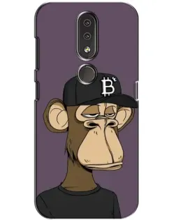 Чохол для Nokia 4.2 з картинкою «Bored Ape в кепці»