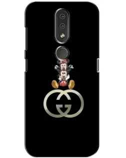 Чохол для Nokia 4.2 з картинкою «Мінні Маус на лого»